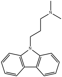 N,N-Dimethyl-3-(9H-carbazole-9-yl)propane-1-amine Struktur