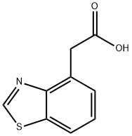 4-Benzothiazoleaceticacid(9CI) Struktur