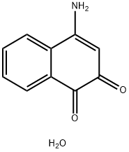 2-AMINO-1,4-NAPHTHOQUINONE HEMIHYDRATE Structure