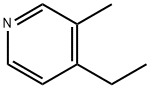 4-エチル-3-メチルピリジン 化学構造式