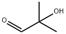 2-ヒドロキシ-2-メチルプロパナール 化学構造式