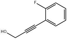 3-(2-氟苯基)-2-丙炔-1-醇,208183-93-1,结构式