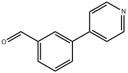 3-ピリド-4-イルベンズアルデヒド 化学構造式
