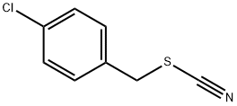 (4-クロロベンジル)チオシアナート 化学構造式