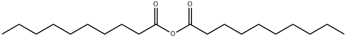 デカン酸無水物 化学構造式