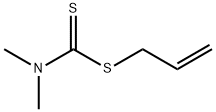 ジメチルジチオカルバミン酸 アリル 化学構造式