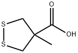 1,2-Dithiolane-4-carboxylic acid, 4-methyl- Struktur