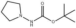 Carbamic acid, 1-pyrrolidinyl-, 1,1-dimethylethyl ester (9CI) Struktur