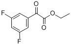 3,5-ジフルオロベンゾイルぎ酸エチル 化学構造式
