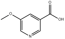 5-メトキシニコチン酸 化学構造式