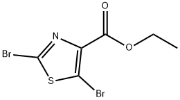 2,5-DIBROMO-THIAZOLE-4-CARBOXYLIC ACID ETHYL ESTER Struktur