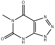 6-Methyl-1H-1,2,3-triazolo[4,5-d]pyrimidine-5,7(4H,6H)-dione Structure