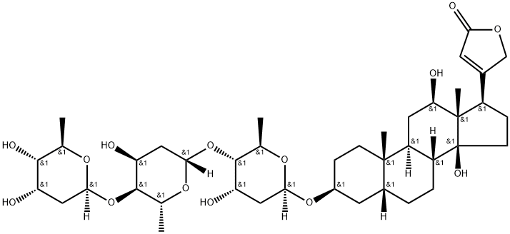 ジゴキシン 化学構造式