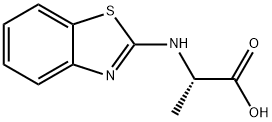 L-Alanine, N-2-benzothiazolyl- (9CI) Struktur