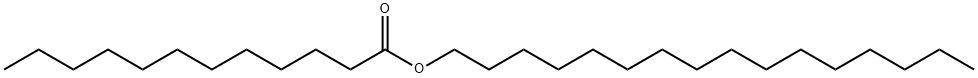 ラウリン酸ヘキサデシル 化学構造式