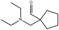 1-(二乙基胺甲基)环戊甲醛, 208349-33-1, 结构式