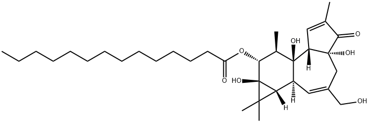 PHORBOL-12-MONOMYRISTATE Struktur
