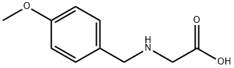 N-(4-メトキシベンジル)グリシン 化学構造式