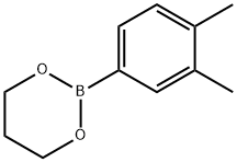 2-(3,4-ジメチルフェニル)-1,3,2-ジキサボロラン 化学構造式
