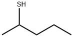 2-戊硫醇, 2084-19-7, 结构式