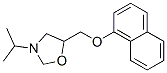 3-isopropyl-5-(1-naphthoxymethyl)oxazolidine Structure