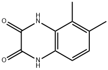 2,3-Quinoxalinedione,1,4-dihydro-5,6-dimethyl-(9CI) Structure