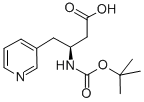 BOC-S-3-氨基-4-(3-吡啶基)丁酸, 208404-16-4, 结构式