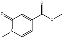 1,2-二氢-1-甲基-2-氧代-4-吡啶羧酸甲酯, 20845-23-2, 结构式