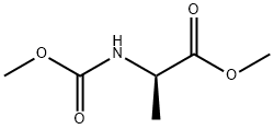 D-Alanine, N-(methoxycarbonyl)-, methyl ester (9CI) Struktur