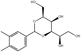 2,4-O-(3,4-Dimethylbenzylidene)-D-sorbitol Structure