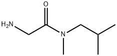 Acetamide, 2-amino-N-methyl-N-(2-methylpropyl)- (9CI) Structure