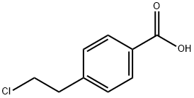 4-(2-クロロエチル)安息香酸 化学構造式