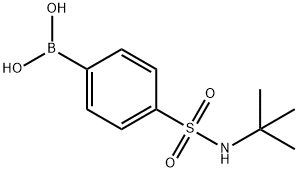 4-(TERT-BUTYLAMINOSULPHONYL)BENZENEBORONIC ACID Structure