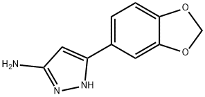 3-(1,3-Benzodioxol-5-yl)-1H-pyrazol-5-amine Struktur