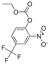 炭酸エチル4-トリフルオロメチル-2-ニトロフェニル 化学構造式