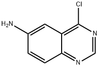 6-氨基-4-氯喹唑啉 结构式