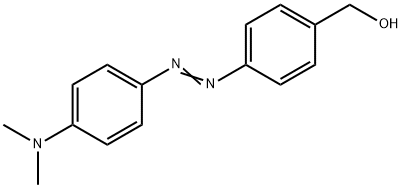 p-[(p-ジメチルアミノフェニル)アゾ]ベンジルアルコール 化学構造式
