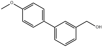 4′-メトキシビフェニル-3-メタノール 化学構造式