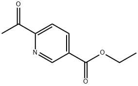 6-乙酰基烟酸乙酯 结构式