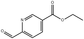 3-Pyridinecarboxylic acid, 6-forMyl-, ethyl ester Structure