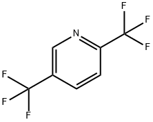 2,5-ビス(トリフルオロメチル)ピリジン 化学構造式