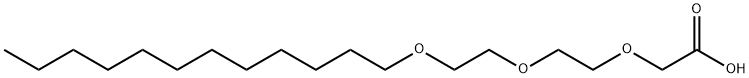 月桂醇聚醚-3 羧酸 结构式