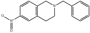 2-benzyl-6-nitro-1,2,3,4-tetrahydroisoquinoline Structure