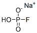 sodium hydrogen fluorophosphate  Struktur
