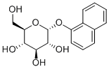 1-NAPHTHYL-ALPHA-D-GLUCOPYRANOSIDE 化学構造式