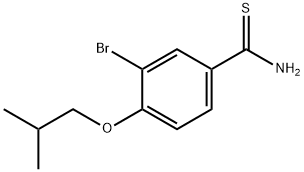 3-Bromo-4-isobutoxybenzothioamide Structure