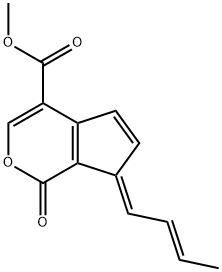 黄褐普鲁菌素, 20867-01-0, 结构式