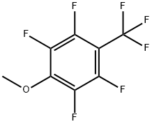 4-メトキシヘプタフルオロトルエン 化学構造式