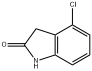 4-クロロインドリン-2-オン 化学構造式