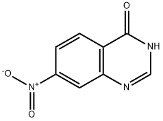 7-ニトロ-4-ヒドロキシキノナゾリン 化学構造式